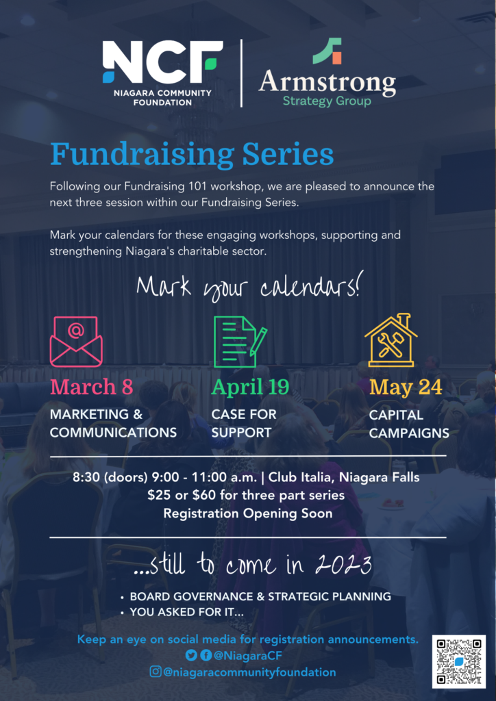 Niagara Community Foundation Fundraising Series @ Club Italia | Niagara Falls | Ontario | Canada